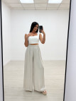 PANTALÓN FLUIDO SATINANDO PERLA